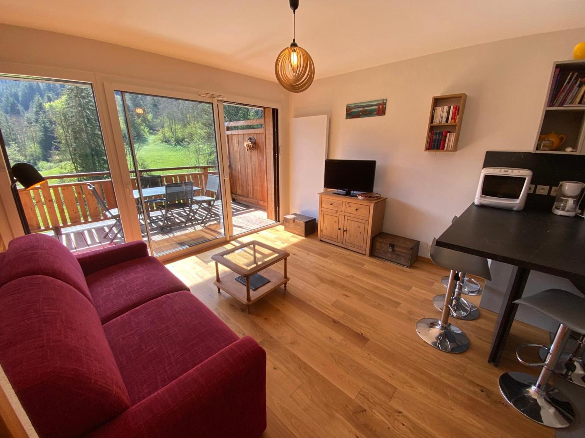Appartement Contemporain, Spacieux Et Lumineux, Dans Une Residence Calme A Chatel, Proche Des Pistes! - Fr-1-693-84 Luaran gambar