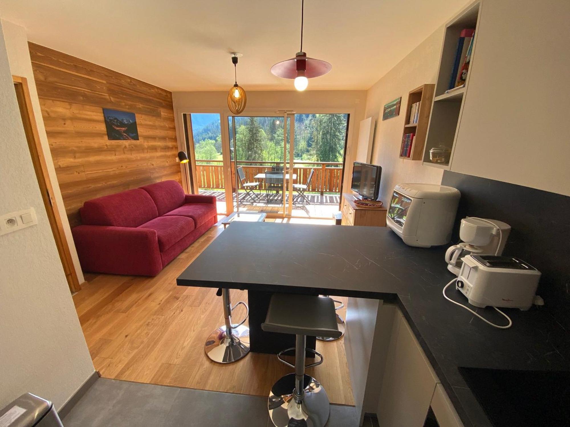 Appartement Contemporain, Spacieux Et Lumineux, Dans Une Residence Calme A Chatel, Proche Des Pistes! - Fr-1-693-84 Luaran gambar